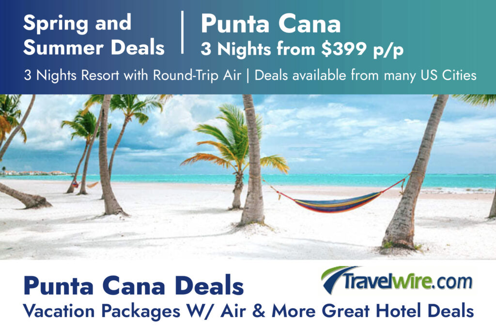 FLIGHT+HOTEL TO PUNTA CANA